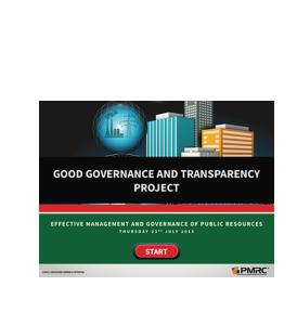 PMRC Good Governance and transparency Presentation Cover.fw